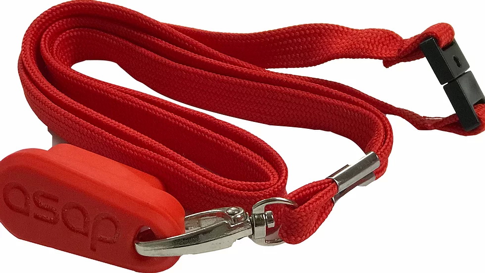 Red charging key fob